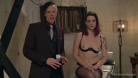 Sexy blonde fucked and with her way