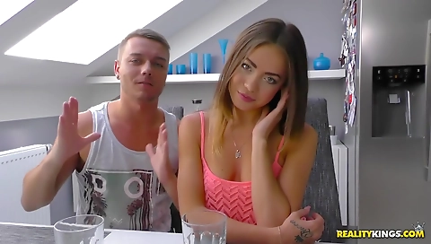 Hawt sweetheart is sexy and larger