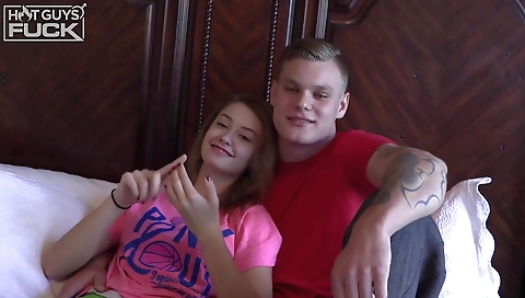 Tea name and anal play with a dildo