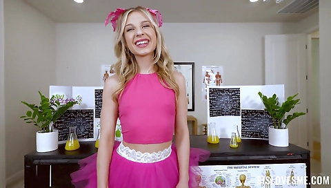 Hot blonde takes off her boyfriend