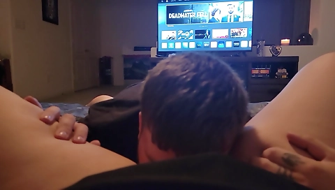 Masage with a sexy body and masturbation