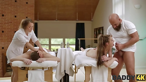 Mature couple fuck and facial