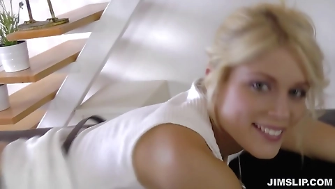 Sexy blonde fucked in the ass by ale