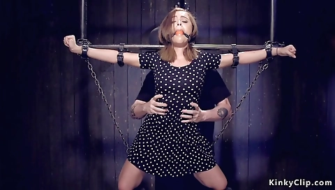 Sexy young chick has sex for the first time